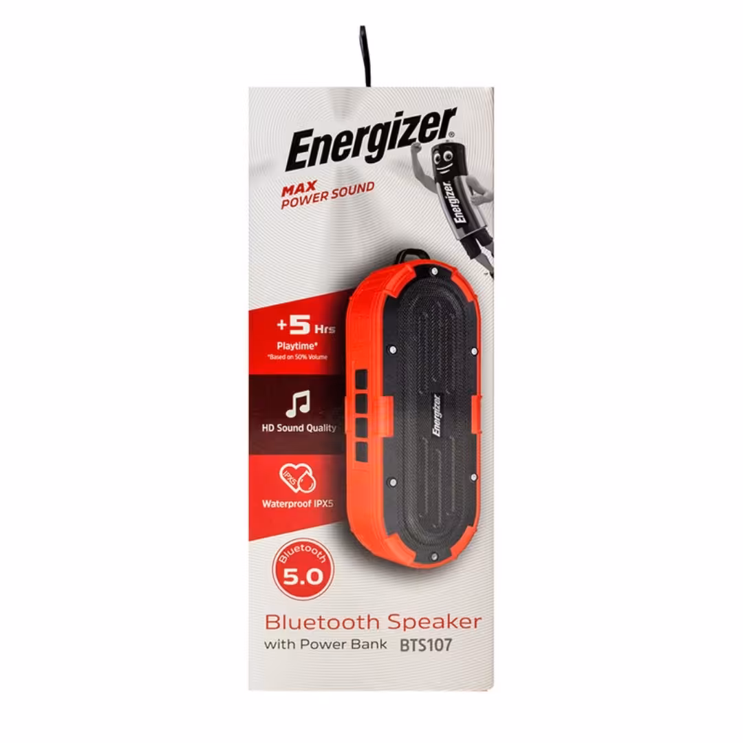 اسپیکر بلوتوثی قابل حمل انرجایزر مدل BTS107

با گارانتی  داده پرداز  متین 