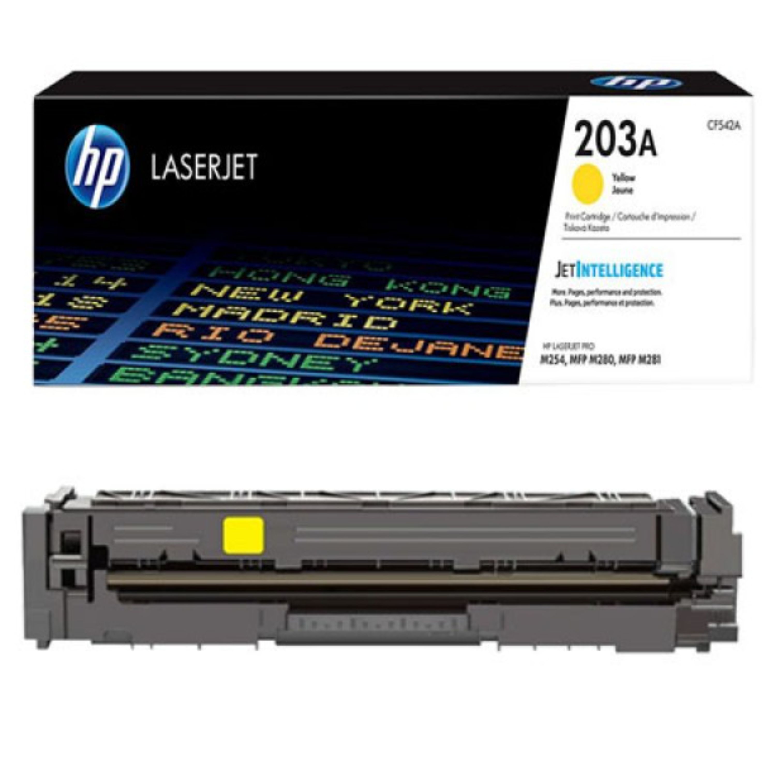 کارتریج تونر لیزری زرد اچ پی HP 203A(با ضمانت و گارانتی)