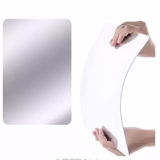 آینه نشکن چسب دار مدل مستطیل