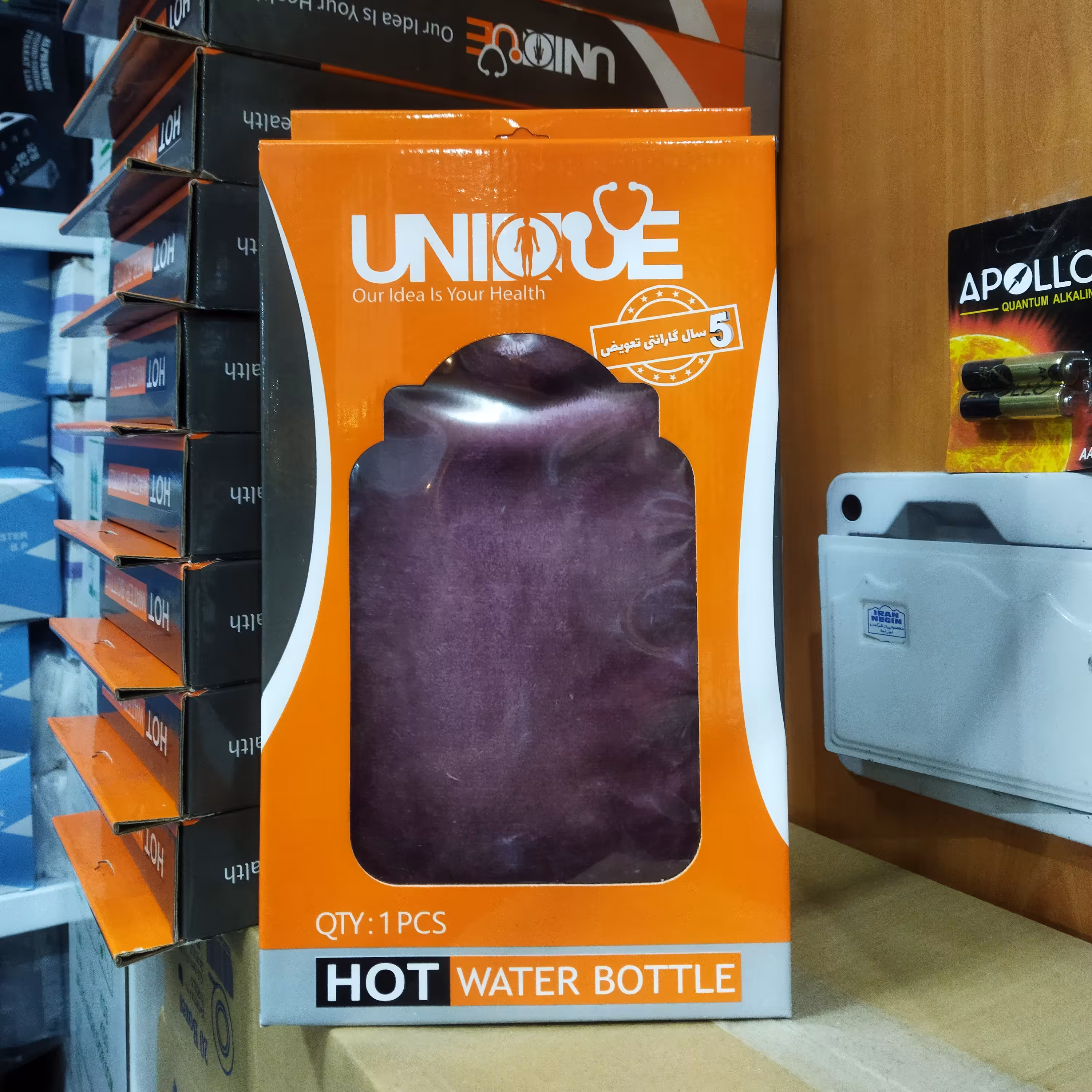 کیسه آب گرم یونیک درجه یک روکش دار