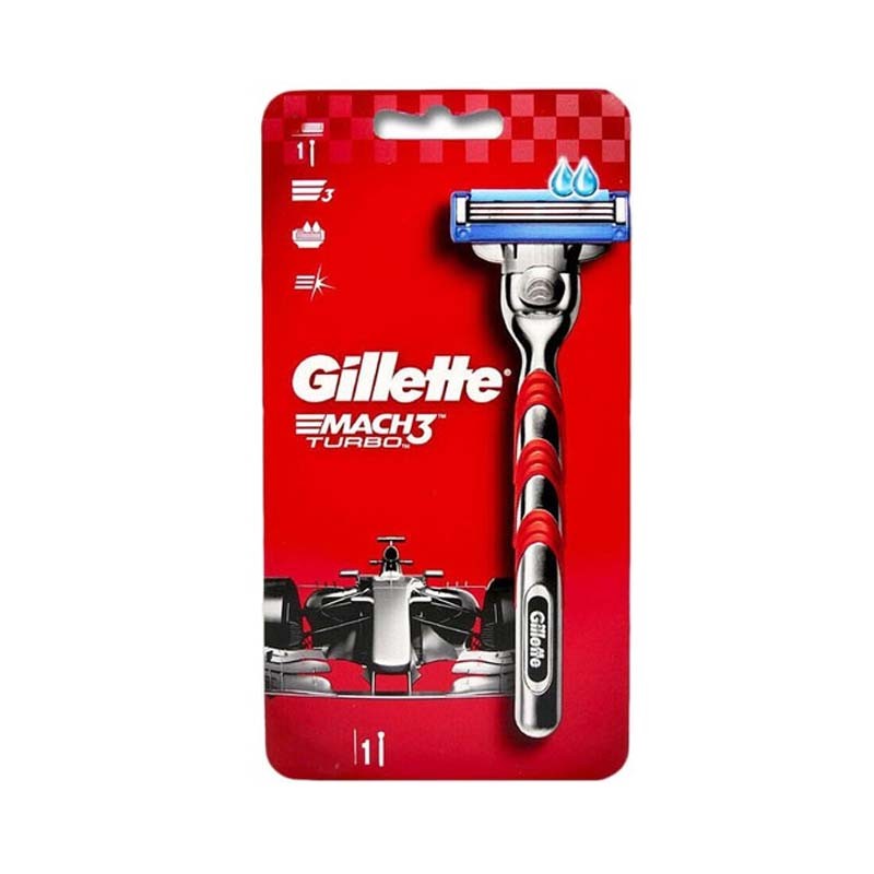 خودتراش 3 لبه مدل Mach 3 Turbo سری Ferrrari ژیلت بسته یک عددی
