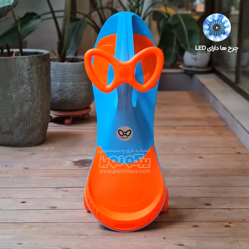 سه چرخه لوپ کار چرخ ژله ای چراغدار آبی نارنجی کد PCH1922