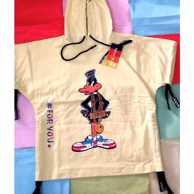 کراپ هودی دخترانه وارداتی 8تا14سال