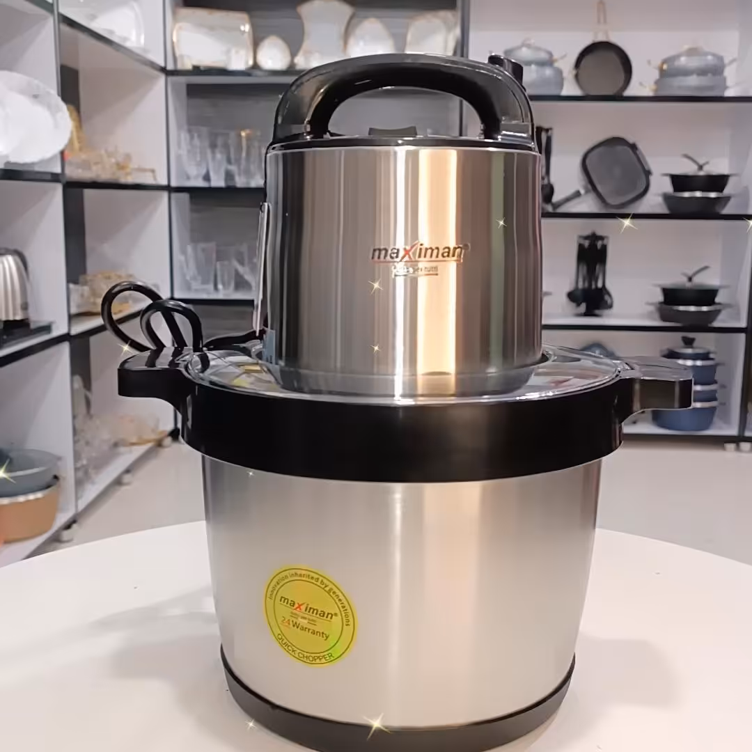 خردکن 6 لیتر نیمه صنعتی 1000 وات تیغه فولادی 