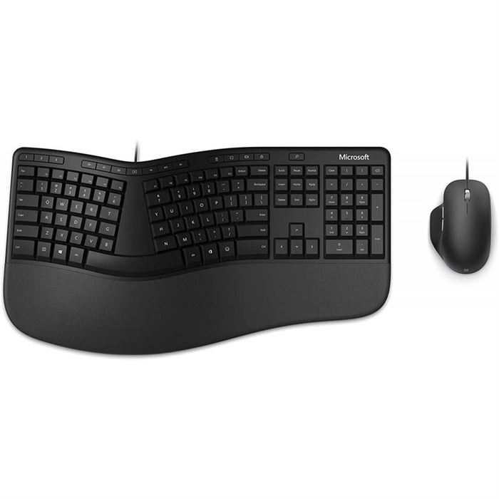کیبورد و ماوس بیسیم مایکروسافت Ergonomic مدل RJU-00020