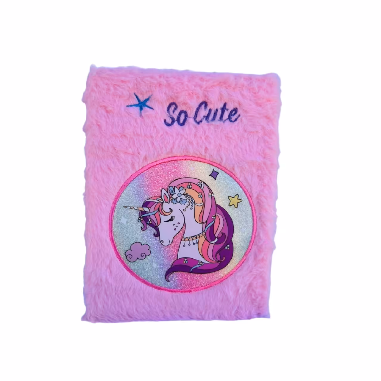 دفتر یادداشت پولیشی طرح یونیکورن 80 برگ