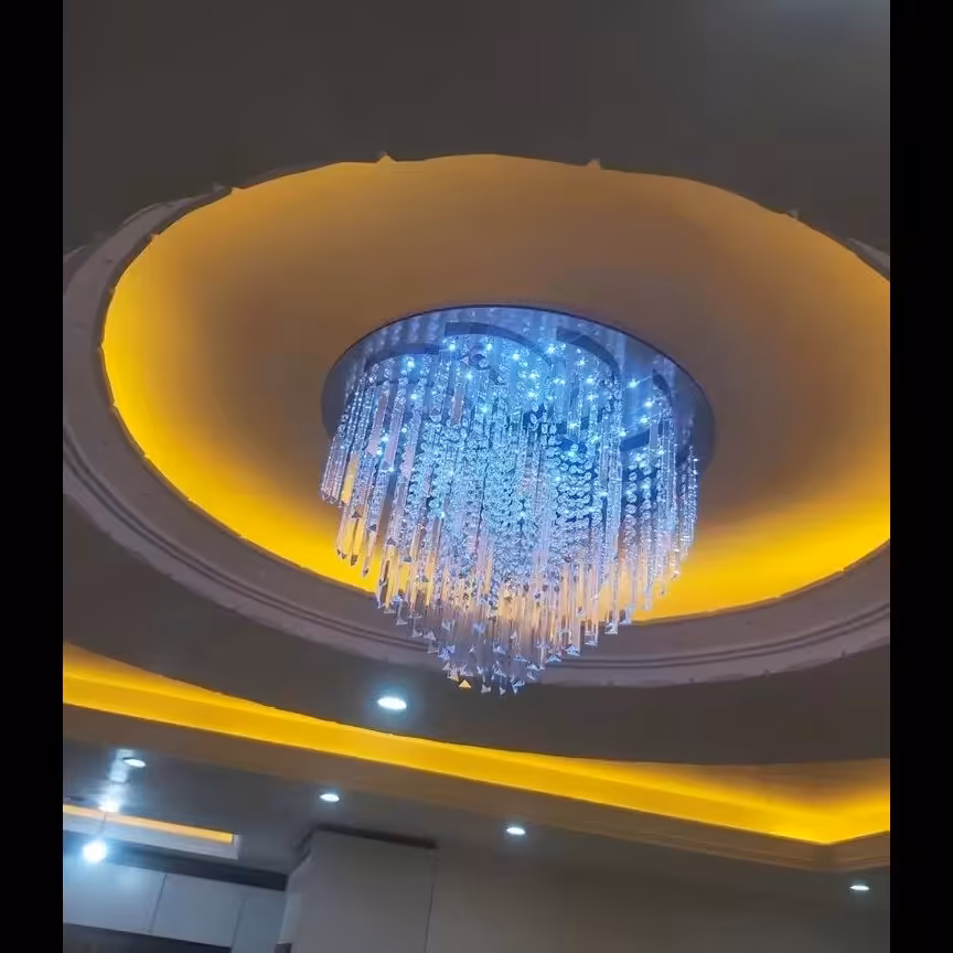 لوستر70سانتی متر مدل کمان دار ارسال ازطریق باربری پس کرایه