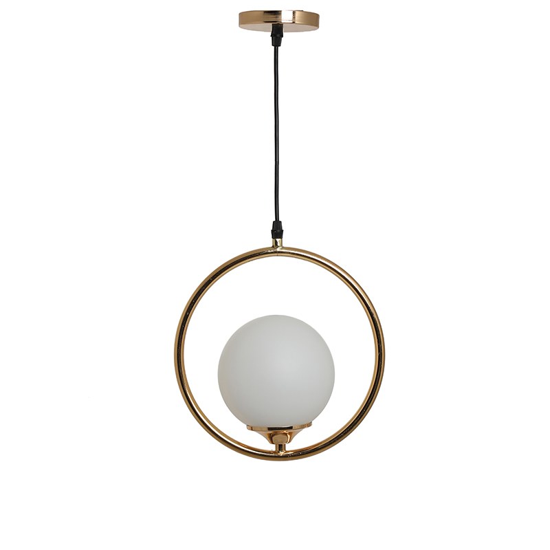 آویز مدرن مولوکولی  طرح گرد تک شعله