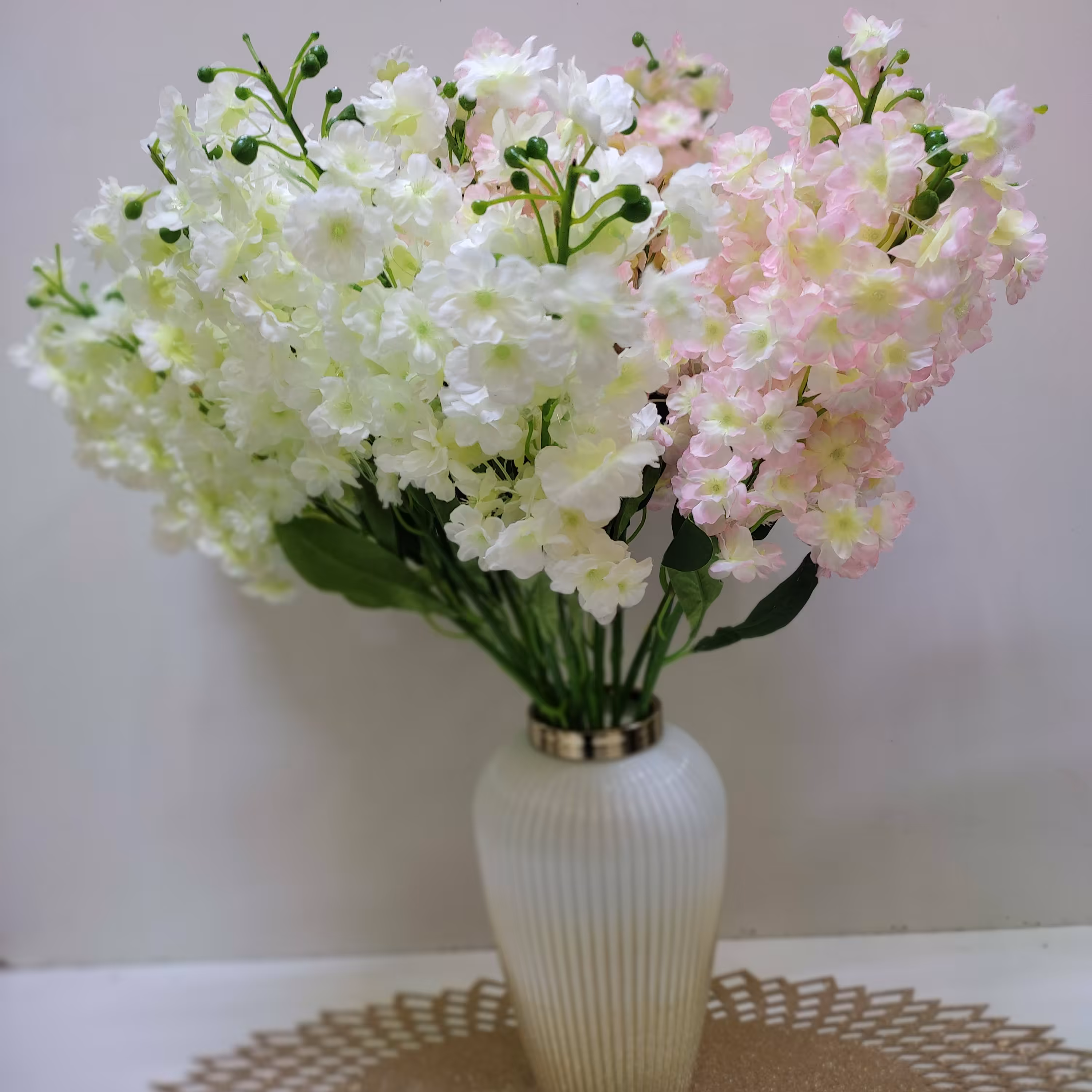 گل مصنوعی شاخه شکوفه طرح شببو