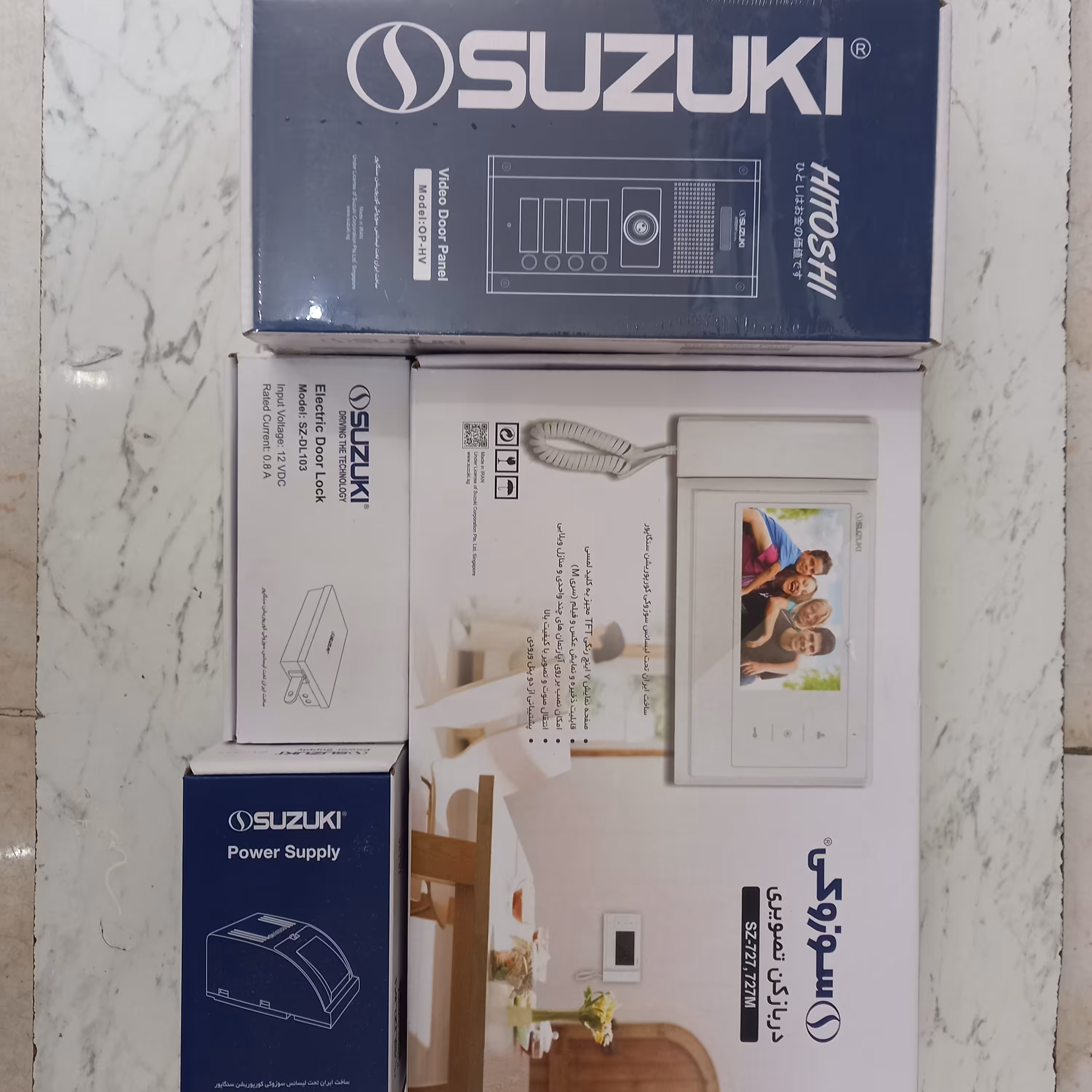 آیفون تصویری 727باپنل کارتی (1واحد)