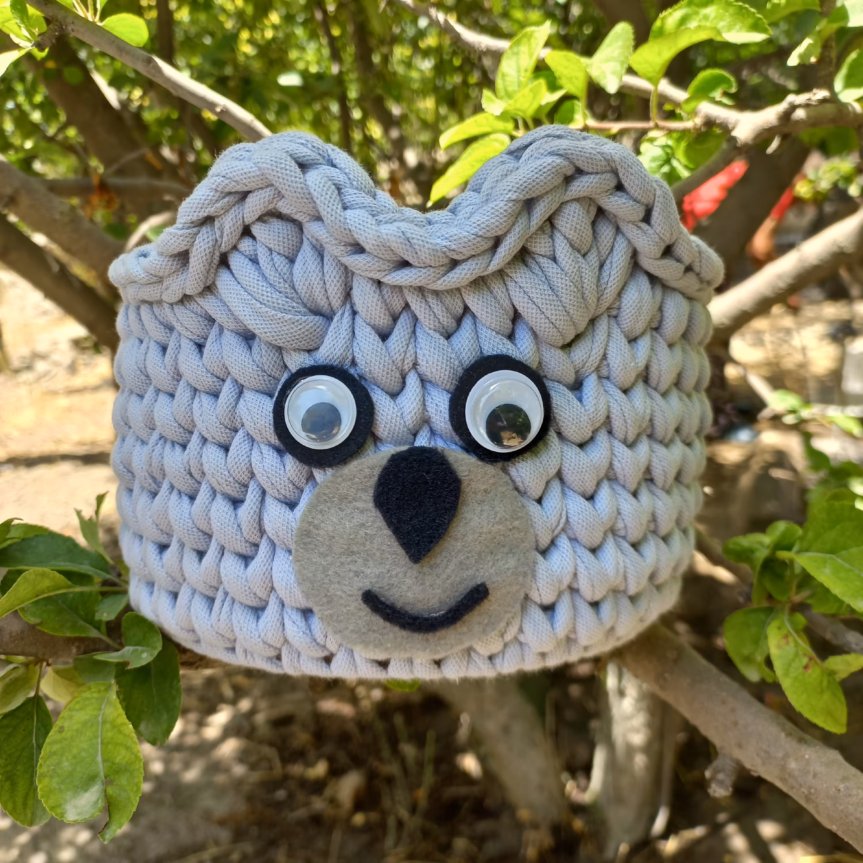 باکس تریکویی عروسکی با کفی چوبی 