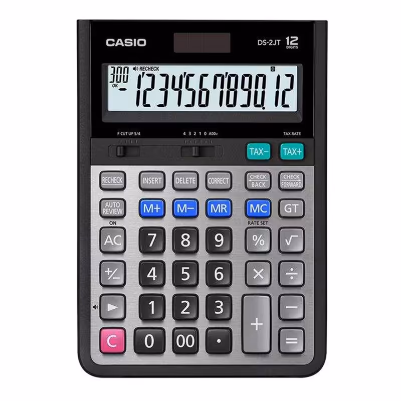 ماشین حساب کاسیو مدل DS-2JT