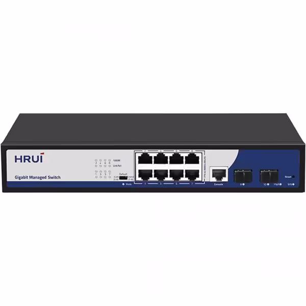 سوئیچ شبکه 8 پورت HRUI مدل HR-SWG2082NS