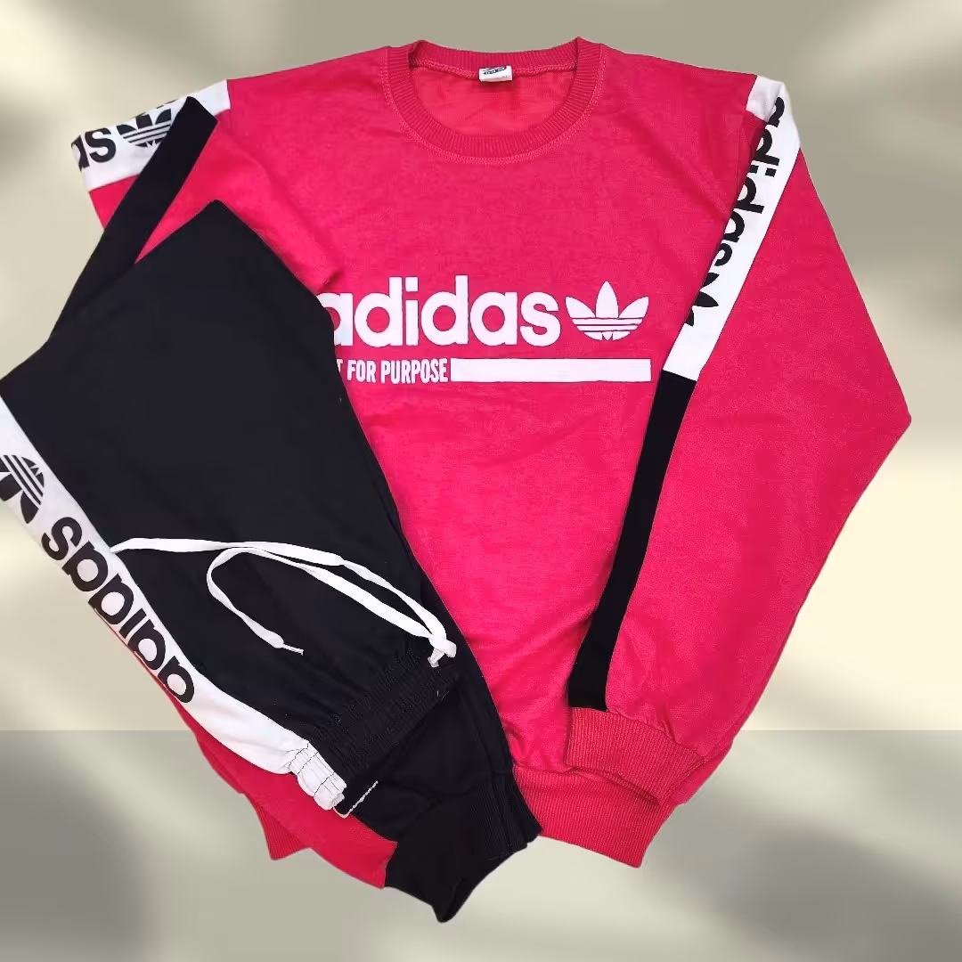 ست بلوز شلوار آدیداس جنس دورس پنبه ترک 