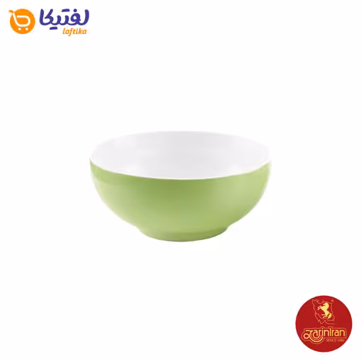 پیاله چینی زرین ایتالیا اف سایز 16 طرح پسته