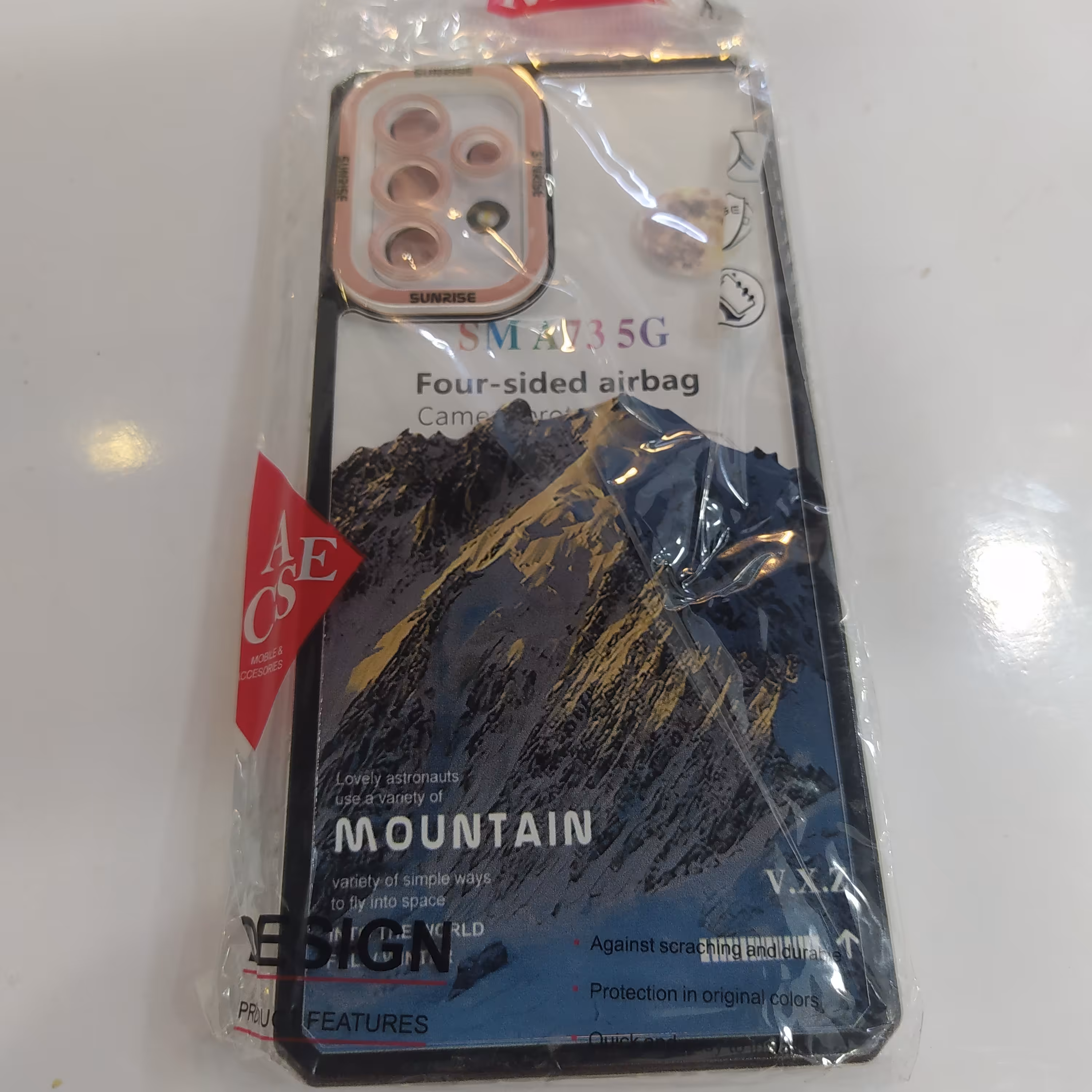 کاور طرحدار مدل ژله ای شفاف مناسب برای گوشی موبایل سامسونگ مدل Galaxy A73