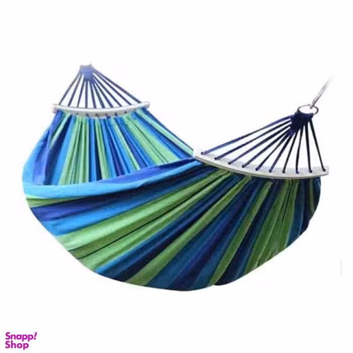 ننو پارچه ای کنفی چوب دار 2 نفره