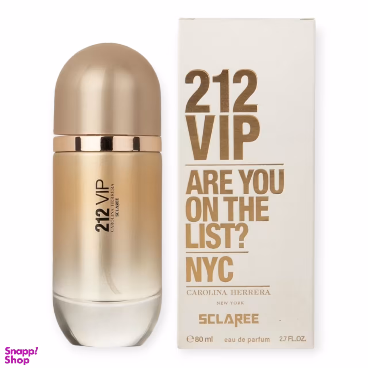 ادوپرفیوم زنانه اسکلاره مدل 212 Vip Carolina Herrera