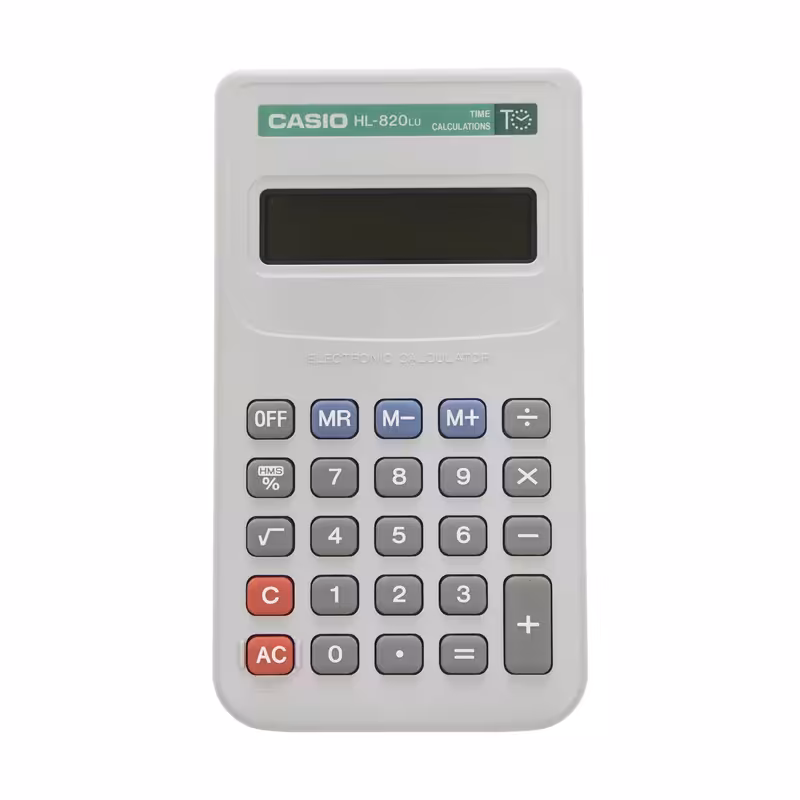 ماشین حساب کاسیو مدل HL-820LU