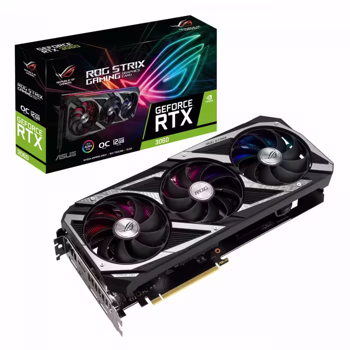 کارت گرافیک ایسوس ROG-STRIX-RTX3060-O12G-GAMING V2