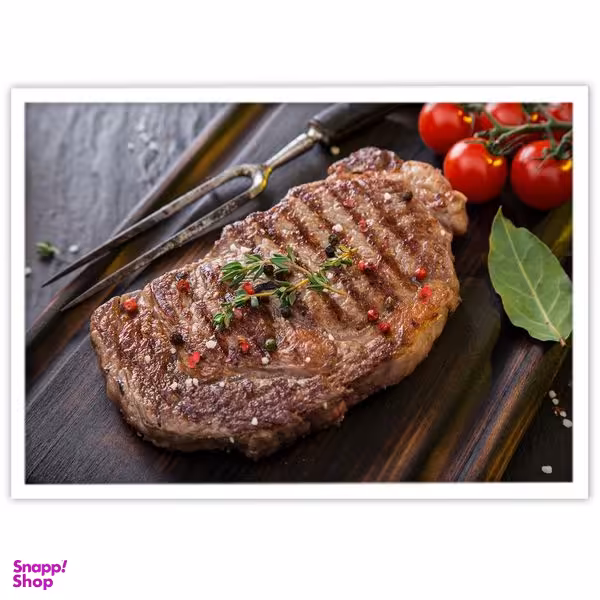 تابلو بکلیت طرح غذا رستوران گوشت گریل مدل W-14805