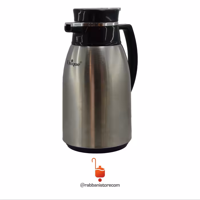 فلاکس 1 لیتری استیل یونیک مدل 1821 شیشه صورتی