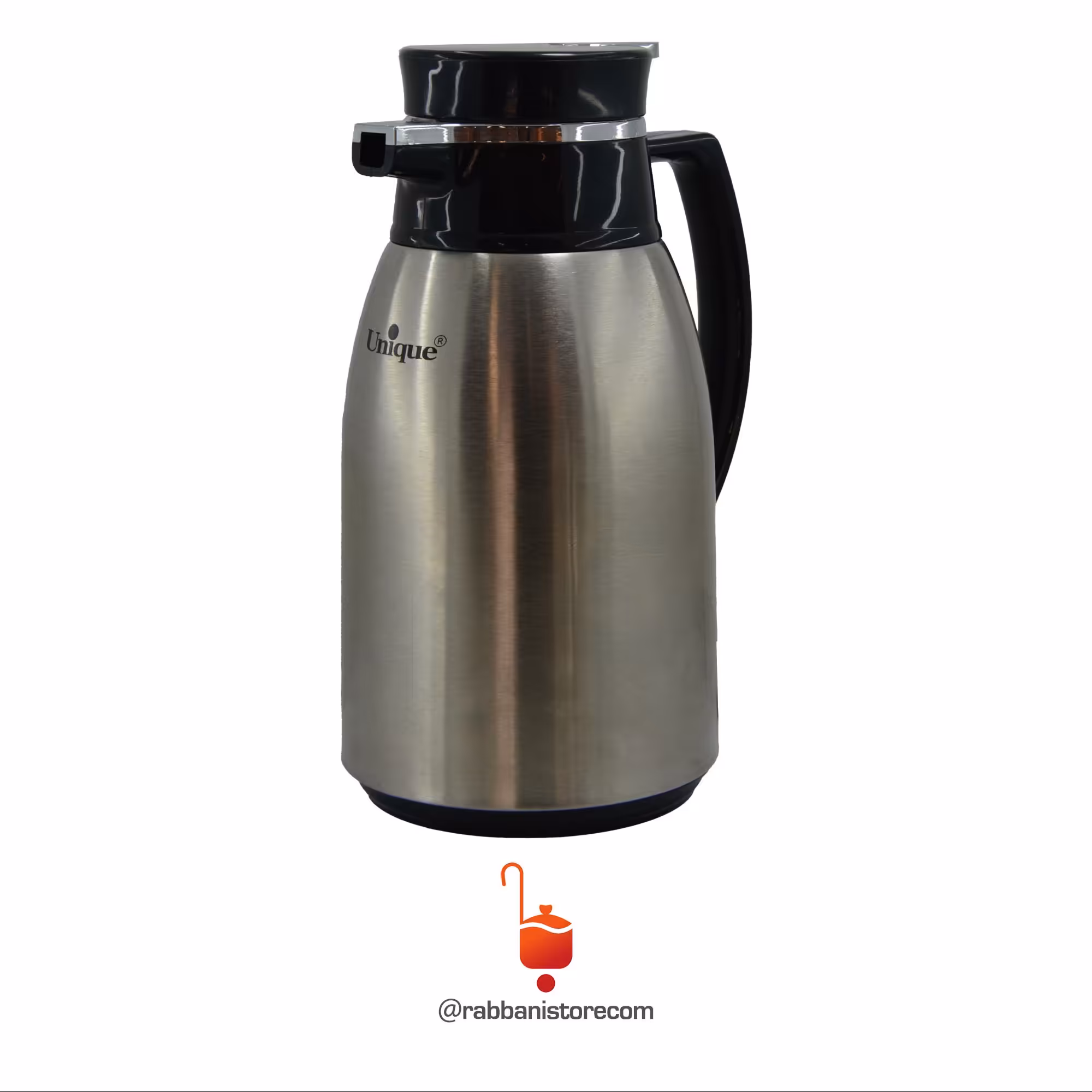 فلاکس 1 لیتری استیل یونیک مدل 1821 شیشه صورتی