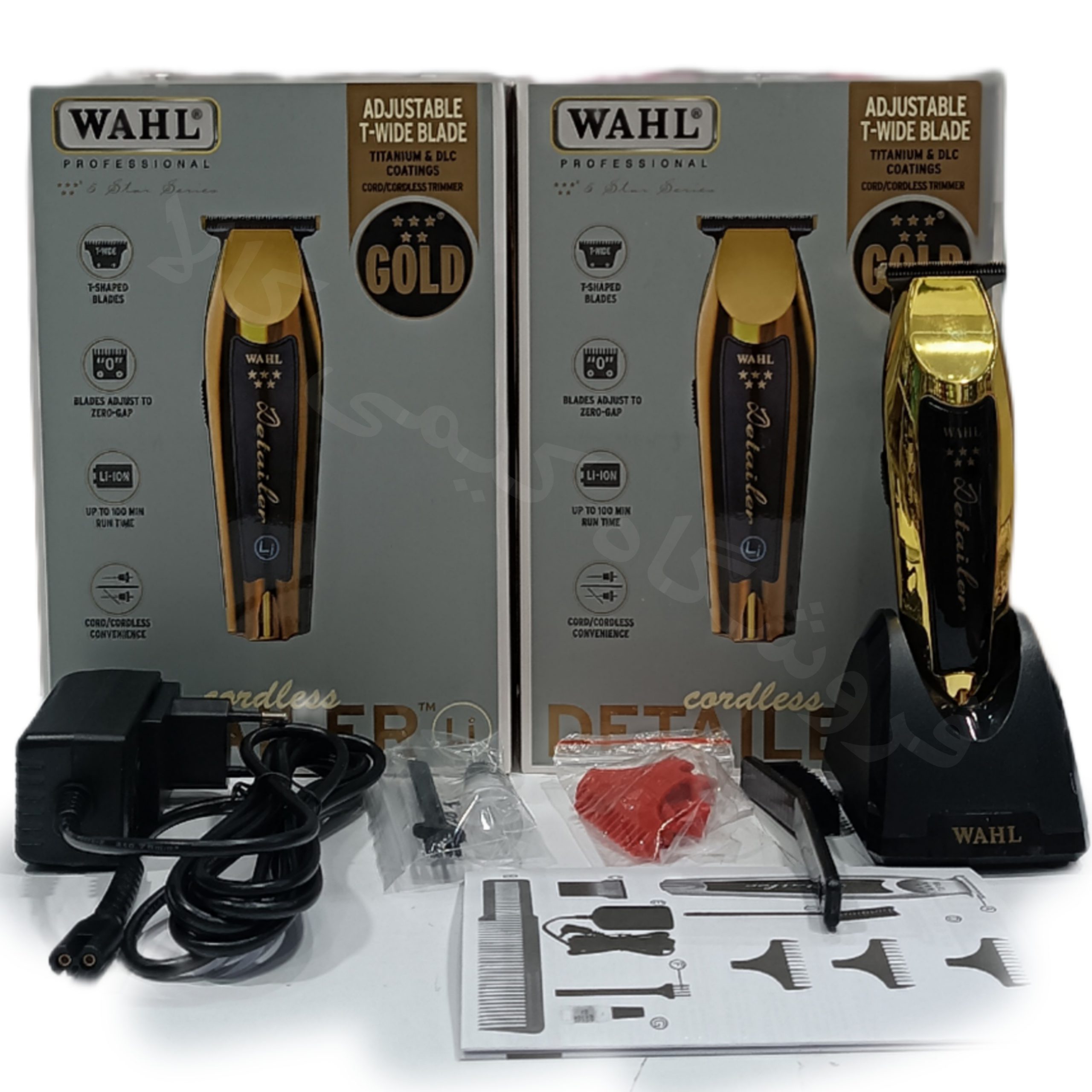 وال مدل دیتیلر ال آی گلد بی سیم اصل Wahl Detailer Li Gold( کارتن ابی)
