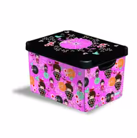 باکس بزرگ درب دار کرور (CURVER) مدل JAPANESE GIRLS