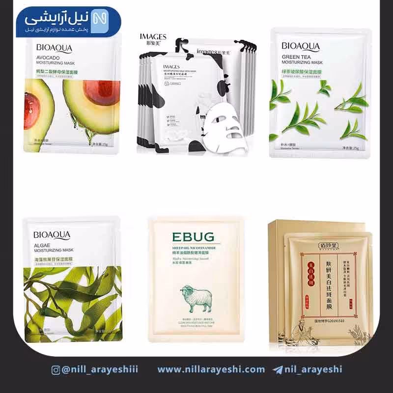 ماسک صورت ورقه ای 25 گرمی ( جور )