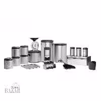 سرویس آشپزخانه 23 پارچه استیل درب مشکی پلیمری بهازکالا 16280028