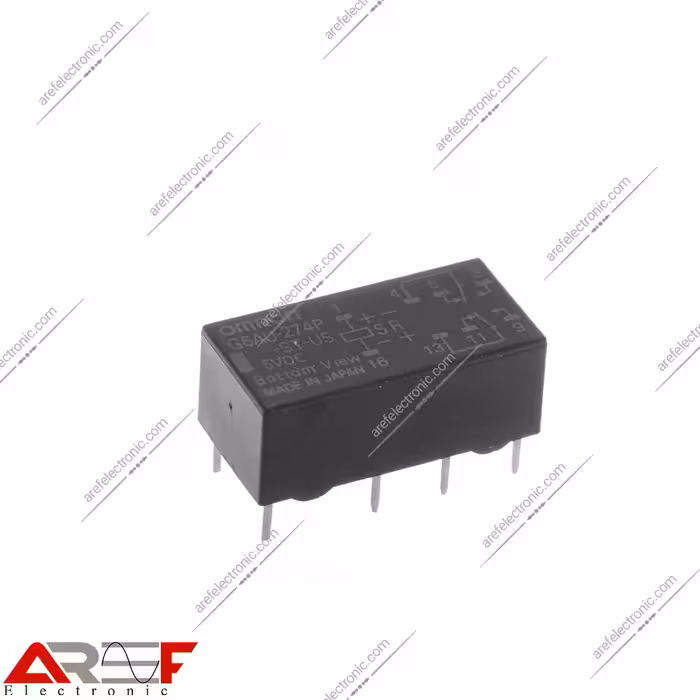 رله امرن مخابراتی مدل G6AU-274P-ST-US دارای 5 ولت و 8 پین - فروشگاه عارف الکترونیک