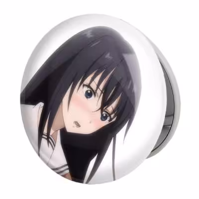 آینه جیبی خندالو طرح ساواگاری انیمه تومو داچی گیم Tomodachi Game مدل تاشو کد 18439