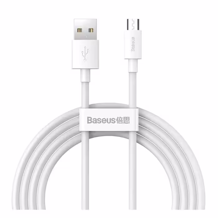 قیمت و خرید کابل تبدیل 1.5 متری USB به MicroUSB بیسوس Simple Wisdom TZCAMZJ-02 | یاس ارتباط
