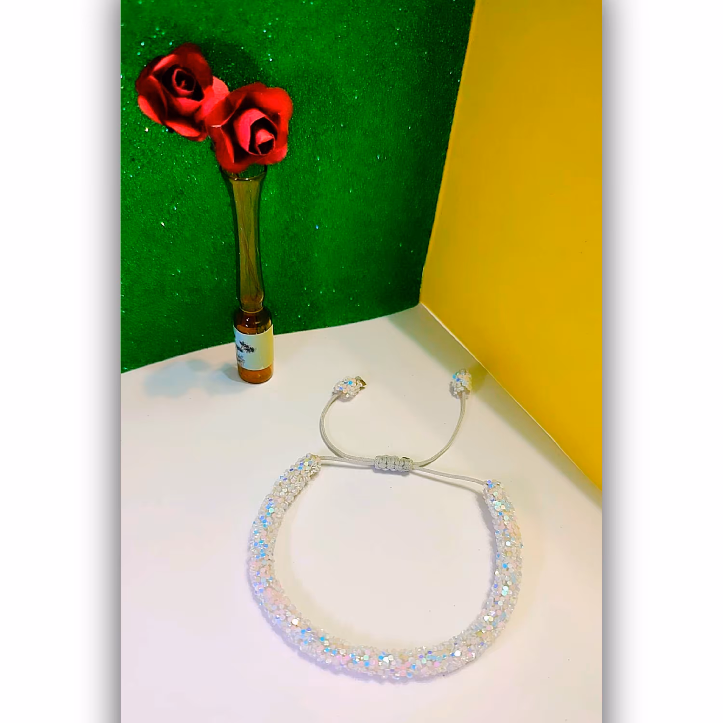 دستبند سوارسکی پولکی DS02