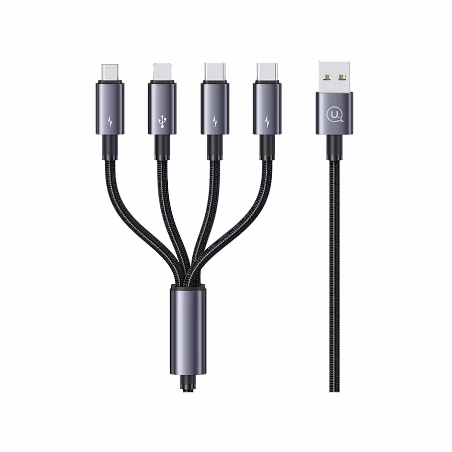 کابل چند منظوره 15 وات یوسمز مدل SJ739 4in1  طول 1.2 متر