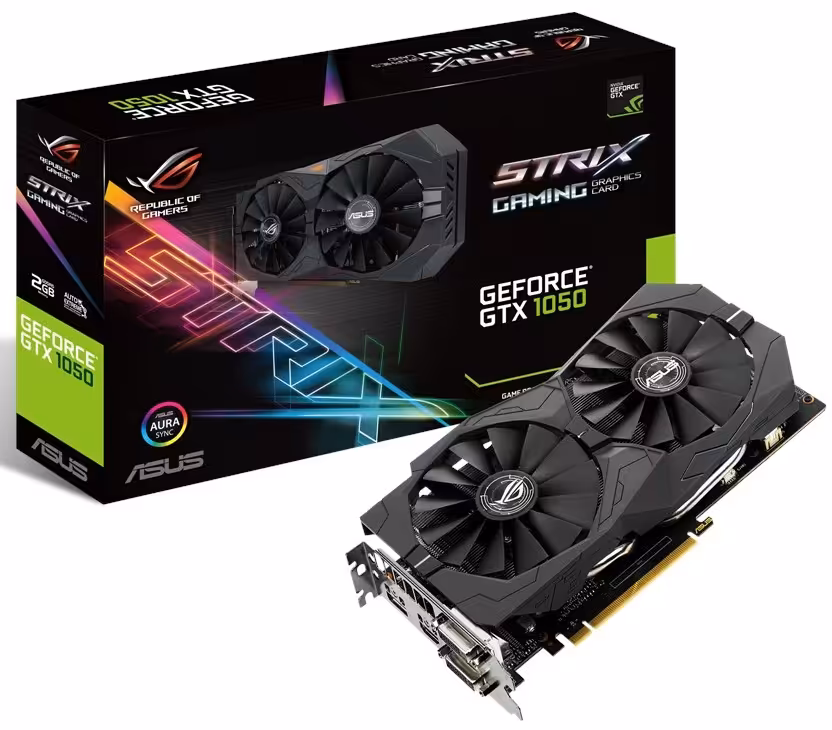 کارت گرافیک ایسوس مدل راگ استریکس جی تی ایکس 1050 گیمینگ با حافظه 2 گیگابایت