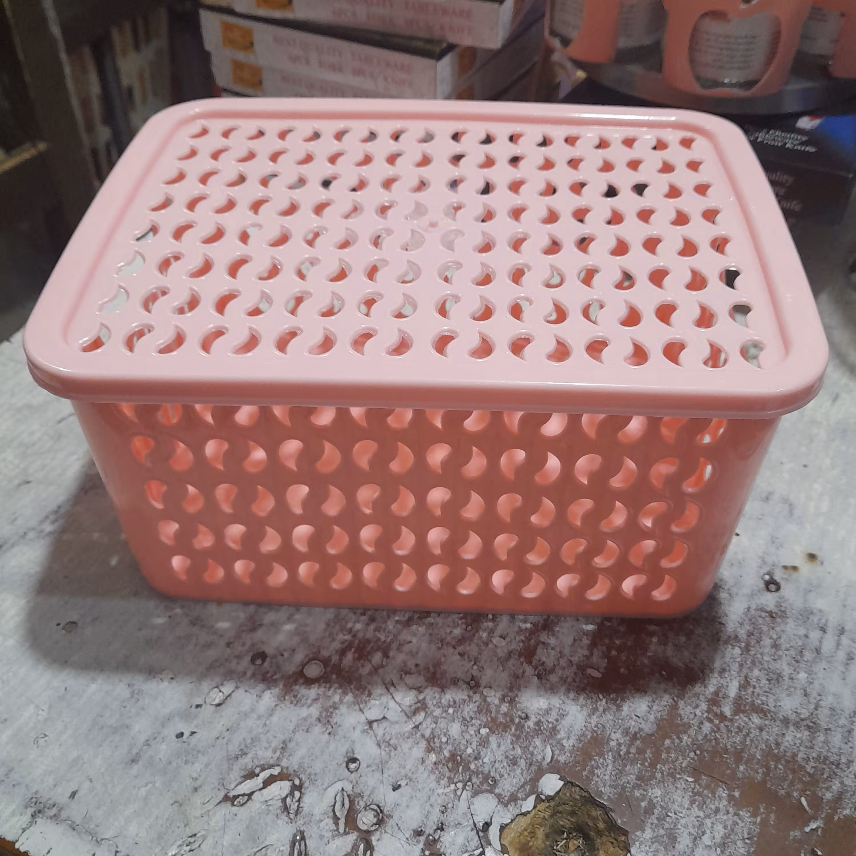 سبد درب دار فشاری