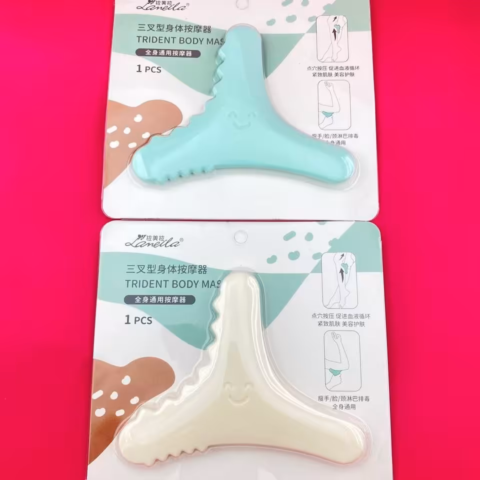 ماساژور دستی تمام نقاط بدن لامیلا کاهش خستگی و درد قسمت های دندانه دار برای ماساژ قسمت های منحنی برای لیفتینگ