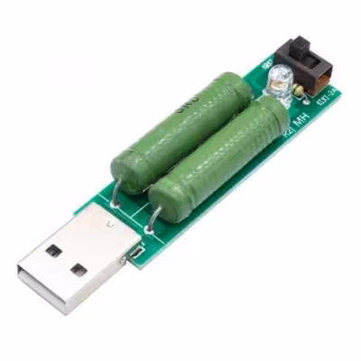 مجموعه 3 عددی تستر شارژرهای 1A USB و 2A با بار مقاومتی