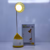 چراغ مطالعه مطابق با تصویر  در رنگ های زرد سبز صورتی