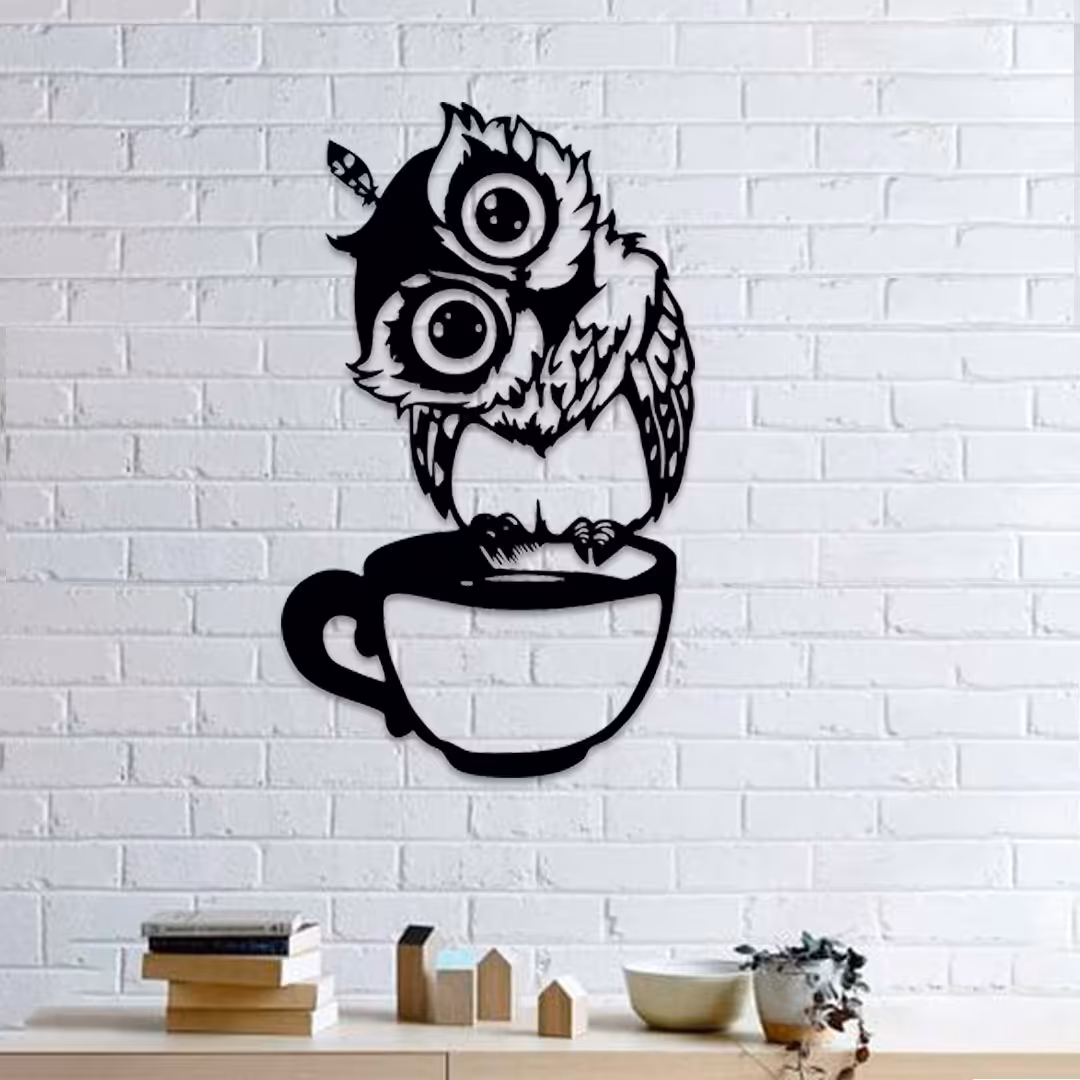 استیکر و پوستر طرح جغد کد 19 سایز 30 در 18 به قیمت 170 هزار تومان