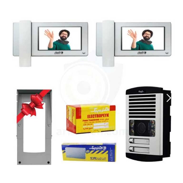 پکیج کامل آیفون تصویری 2 واحدی الکتروپیک 996 سفید