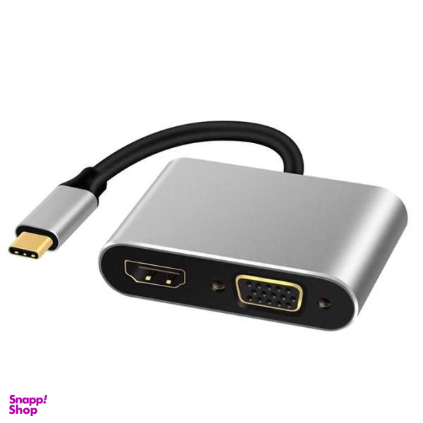 مبدل USB-C به VGA/HDMI مدل VI545