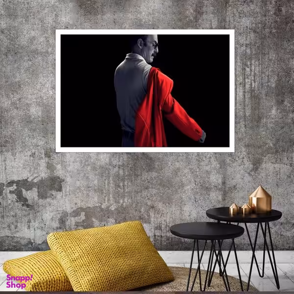 تابلو بکلیت طرح فیلم Better Call Saul مدل قاب شاسی W-s8411