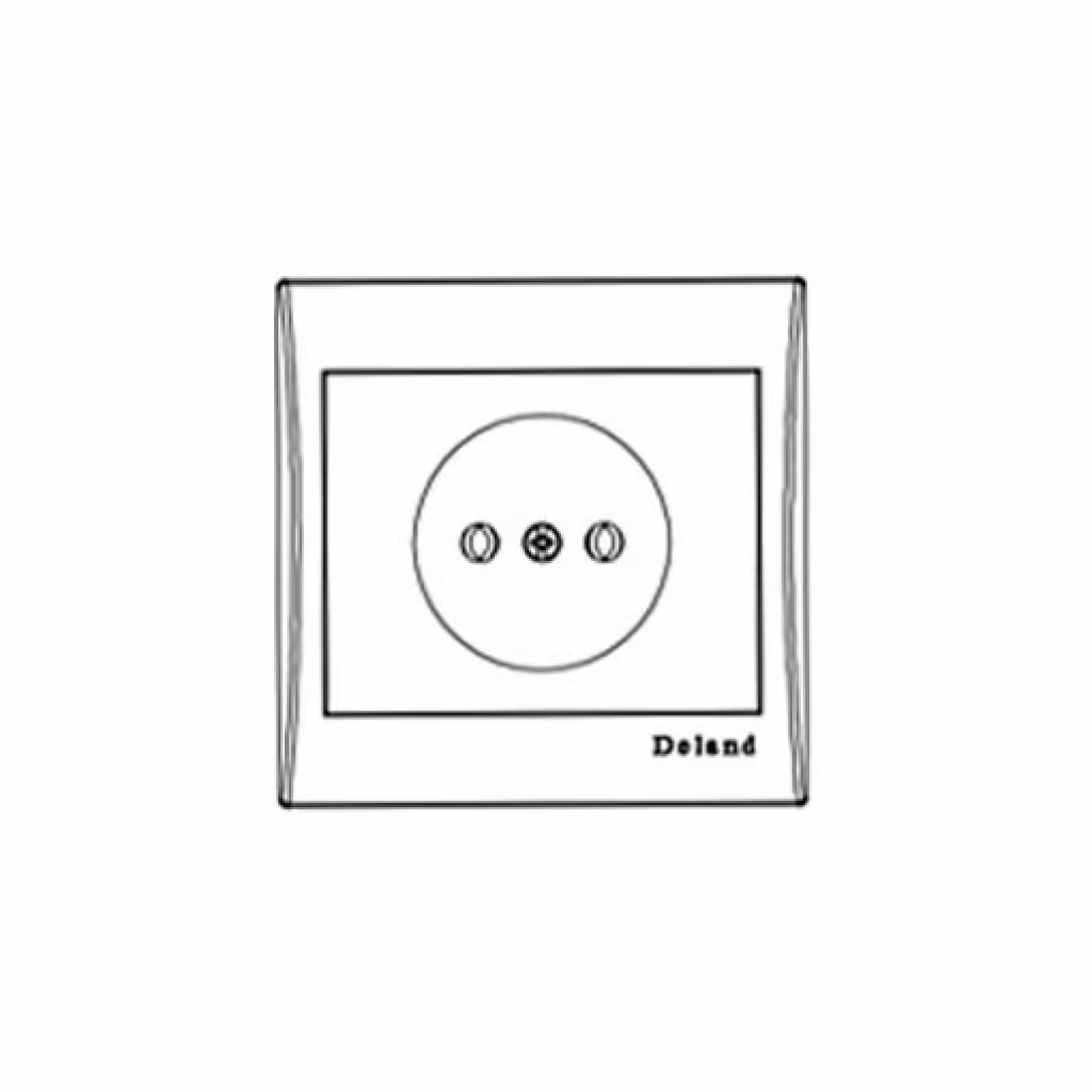 پریز برق ساده دلند پایه سرامیکی مدل آرمان - قیمت و خرید | نت ران - Netran