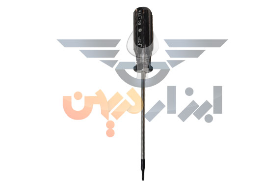 پیچ گوشتی سایز t6 ستاره ای سوراخ دار جی تک jetech