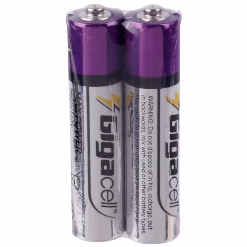 باتری Super Heavy Duty نیم قلمی Gigacell شریک 2تایی اندازه AAAGigacell Super Heavy Duty AAA Battery *2