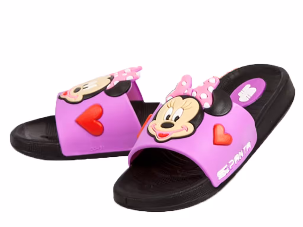 دمپایی مینی موس بنفش  SP