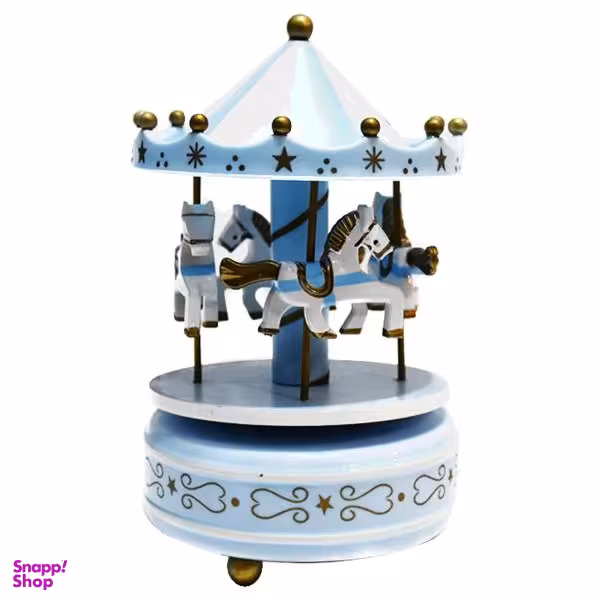 ماکت موزیکال طرح چرخ و فلک آبی مدل P306